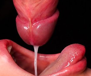 CLOSE UP BEST Milking Mouth for your DICK! Sucking Cock ASMR Tongue and Lips BLOWJOB