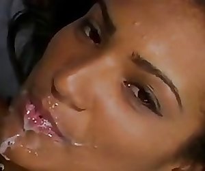 latina from brazil gets fucked and face cum